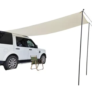 Xmund Car Awning Canopy, Outdoor Camping Sunshade, No Roof Rack Needed, Portable Car Suction Cups Awnings, Waterproof Pr