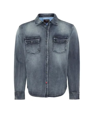 timezone - Denim Shirt blue used - Gr. - L