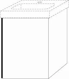 Sanipa Waschtischunterbau rechts 3way BP6361U