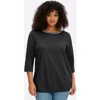 Sheego T-Shirt 3/4-Arm-Shirt 3/4-Arm