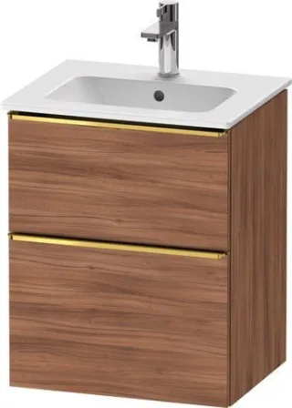 Duravit D-Neo Waschtischunterbau wandhängend Nussbaum Matt 510x402x625 mm - DE4360034790000 DE4360034790000