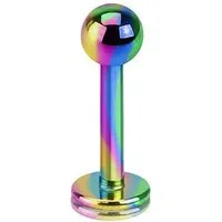 Taffstyle Piercing-Set Piercing Stab für Lippe Labret Ohr Helix Kugel, Ohrpiercing Lippenpiercing Monroe Labret Tragus Stud Innengewinde