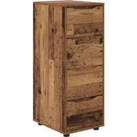 vidaXL Mehrzweckschrank Aufbewahrungsschrank Altholz 40 x 48 x 105 cm Holzwerkstoff (1-St)