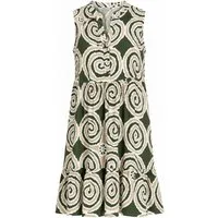 ITALY VIBES Sommerkleid - gemustertes Blusenkleid - ärmelloses Kleid Damen ONE SIZE / passend für Größe M - XL