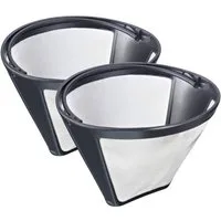 Thiru Permanentfilter - Dauerfilter Kaffee Größe 4 - wiederverwendbar - für 8 bis 12 Tassen