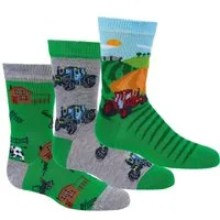 TippTexx 24 Socken 6 Paar bunte Kindersocken, sanfte Baumwolle, für Mädchen & Jungen (6 Paar) handgekettelte, weiche Naht