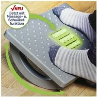 Gravidus Fußhocker Ergonomische Fußablage mit Rollenmassage