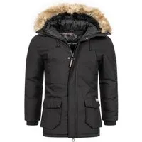 Geographical Norway Parka Herren Winter Jacke Outdoorjacke Winter Parka warm gesteppt Steppjacke