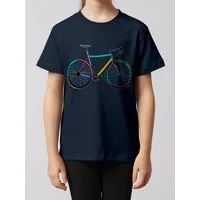 wat? Apparel T-Shirt Fahrrad by night