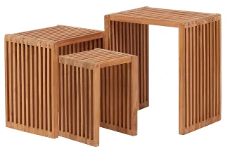 Beistelltisch 3er-Set WOODIE
