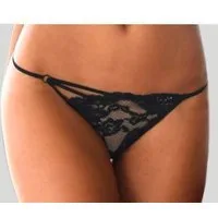 LASCANA String aus leicht transparenter Spitze