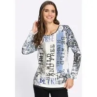 Sieh an! T-Shirt Langarm-Shirt Langarm