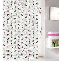Kleine Wolke Duschvorhang Yogi Breite 180 cm, Höhe 200 cm