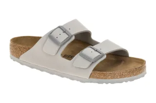 Birkenstock 1027720 Arizona_BS Herren Pantolette Grau Stone Coin bequeme Synt...