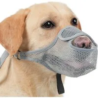 Coonoor Maulkorb Hunde Maulkorb, Nylon-Mesh, Atmungsaktiv und Bequem, Maulkorb für Große Hunde mit Verstellbaren Trägern