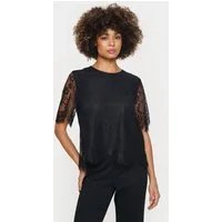 Saint Tropez Kurzarmbluse Kurzarm-Bluse ZalviaSZ