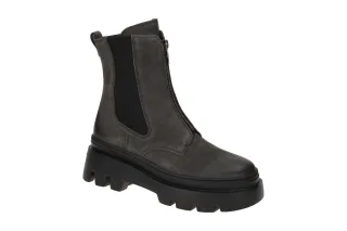 Paul Green Damen Stiefeletten 8030-03 PG 8030 Grau - iron bequeme Boots Chels...