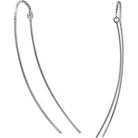 SilberDream Paar Ohrhänger SilberDream Ohrringe Damen 925 Silber (Ohrhänger), Damen Ohrhänger Durchzieher Kettchen aus 925 Sterling Silber, Farbe: s