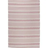 Ib Laursen Läufer Teppich Läufer Terrasse Balkon 120x180cm Rosa Weiß Kunststoff Ib