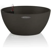Lechuza® Pflanzschale Pflanzschale Cubeto Stone 30 graphitschwarz (Komplettset)