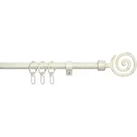 Good Life Gardinenstange Jana, Ø 13 mm, 1-läufig, ausziehbar, Fixmaß, verschraubt, Kunststoff, Metall