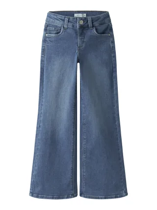 NAME IT - NKFPOLLY X-WIDE JEANS 3057-FR NOOS Medium Blue Denim - Gr. - 128