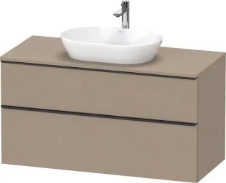 Duravit D-Neo Konsolenwaschtischunterbau wandhängend Leinen Matt 1200x550x664 mm - DE49690BD750000 DE49690BD750000