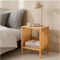 en.casa Beistelltisch (1-St), »Varde« 50 x 39 x 33 cm Bambus