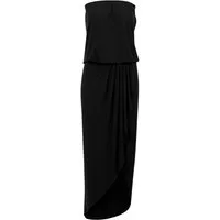URBAN CLASSICS Shirtkleid Urban Classics Damen Ladies Viscose Bandeau Dress