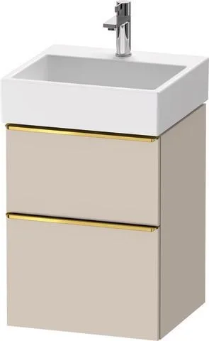 Duravit D-Neo Waschtischunterbau wandhängend Taupe Matt 484x442x625 mm - DE4370034910000 DE4370034910000