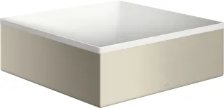 Hansgrohe Aufsatzwaschtisch AXOR Suite Basins&Bathtubs 285x285mm o.Hl.Ül weiss/brushed nickel, 42002 42002820