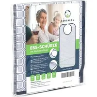 Sensalou Lätzchen Erwachsenen Lätzchen Ess Schürze Latz für Erwachsene und Senioren, (1-St), Pflegeschürze, Essschutz, Seniorenlätzchen