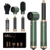 UKLISS Multihaarstyler 5-in-1-Hot-Styling-Bürsten-Set, Airstyler mit Rundbürstenföhn, Glätten,Trocknen,Volumen&Locken, All-in-One Hairstyler