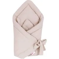 Einschlagdecke BABYLUX Einschlagdecke Musselin BABYHÖRNCHEN 75 x 75 cm Neugeborene, BabyLux, Sand