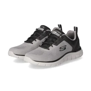 Skechers Low Sneaker TRACK - Gr. 46 - Grau - Textil & Synthetik