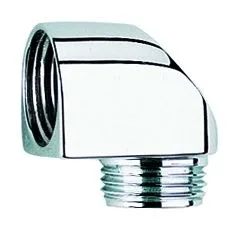 Grohe Brauseabgangswinkel 45304 1/2" für Wannenbatterie chrom, 45304000 45304000