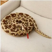 Tinisu Plüschfigur Schlange Weiches Kuscheltier – Plüsch Python XXL Stofftier