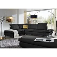 W.SCHILLIG Ecksofa Taoo, elegant und zeitlos, bequem, L-Form, Breite 296cm, mit Sitziefenverstellung & Kopfteilverstellung