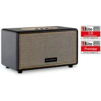 Bennett & Ross BB-860 Blackmore Stereoanlage (60 W, Retro Bluetooth Lautsprecher in Lederoptik)