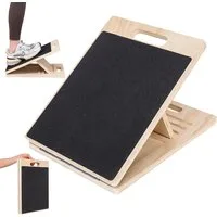 FELIXLEO Balanceboard Wadendehner Schrägbrett Holz Einstellbar Dehnungsbrett Balance