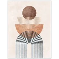 Posterlounge Wandbild Abstrakte geometrische Formen II, TAlex, erhältlich als Poster, Leinwandbild, Wandsticker oder Acrylglasbild