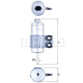 Mahle Kraftstofffilter Honda Accord 6