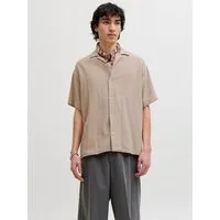 Jack & Jones Kurzarmhemd JJELIAM RESORT SHIRT SS SN Baumwolle, loose fit