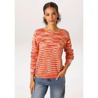 Aniston CASUAL Strickpullover aus farbenfrohen Effektgarn - jedes Teil ein Unikat