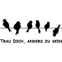 Hermann Schütz Aufkleber Hermann Schütz Aufkleber Trau Dich anders zu sein