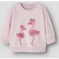 Name It Sweatshirt NBFHALL LS LIGHT SWEAT UNB Baumwollmischung, regular fit, Glitzerprint