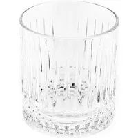 Almina Glas Elisa 6 Tlg. Trinkgläser-Set Wasserglas mit Riffle Design 330 ml, 6-tlg.