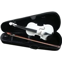 MSA Violine 4/4 Geige - Geigenset Bogen, Koffer, Kolophnium, Feinstimmer, aus Ahornholz