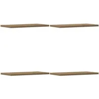 vidaXL Regal Wandregale 4 Stk. Artisan-Eiche 40x20x1,5 cm Holzwerkstoff, 4-tlg.