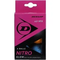 Dunlop Tischtennisball 40+ Nitro Glow - 6 Bälle